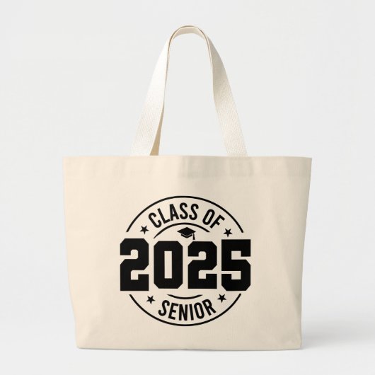 Klasse van 2025 Grote Canvas tas (Voorkant)