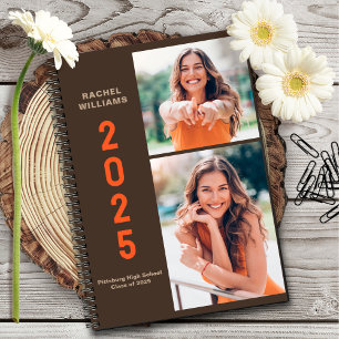 Klasse van 2025 High School Afstuderen Notitieboek