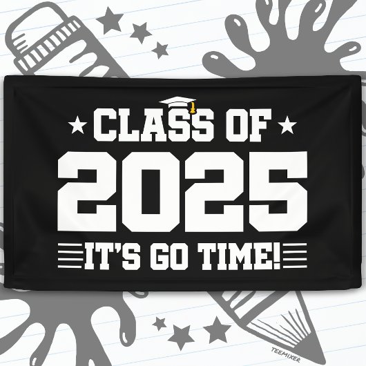 Klasse van 2025 High School Afstuderen Senior 2025 Spandoek