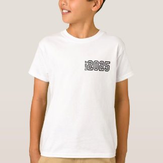 Klasse van 2025 kinder afstuderen t-shirt