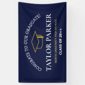 Klasse van 2025, Klasse van 2026 afstuderen Spandoek (Verticaal)