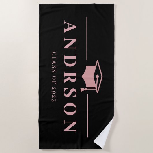 Klasse van 2025, Klasse van 2026 afstuderen Strandlaken (Voorkant)