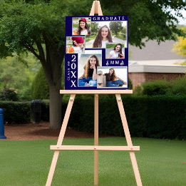 Klasse van 2025 Multi Photo Afstuderen Perfect Poster