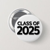 Klasse van 2025 ronde button 5,7 cm (Voorkant /achterkant)