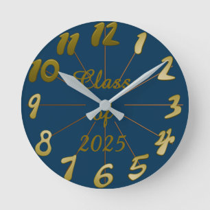 Klasse van 2025 ronde klok