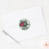 Klasse van 2025 ronde sticker (Envelop)
