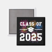 Klasse van 2025 senior jaar magneet (Voorkant / Achterkant)