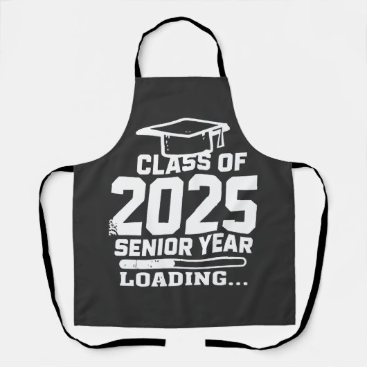 Klasse van 2025 Senior Year Loading Schort (Voorkant)