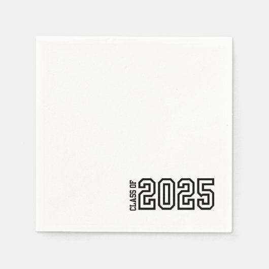 Klasse van 2025 servet (Voorkant)