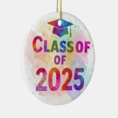 Klasse van 2025 Stropdas-kleurstof ornament (Rechts)