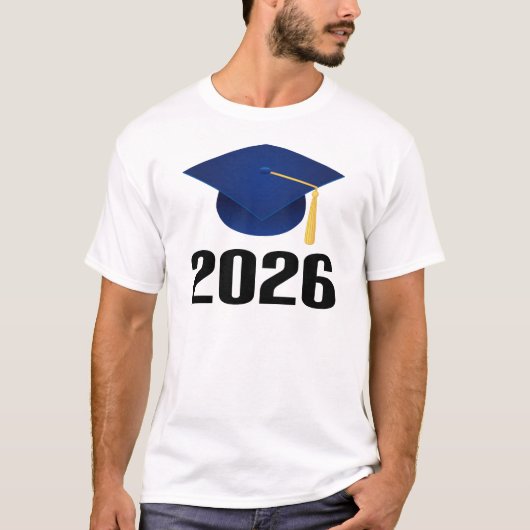 Klasse van 2026 Afstuderen Pet Gift T-shirt (Voorkant)