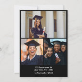 Klasse van 2026 Modern Photo Afstuderen Invitation Kaart (Achterkant)