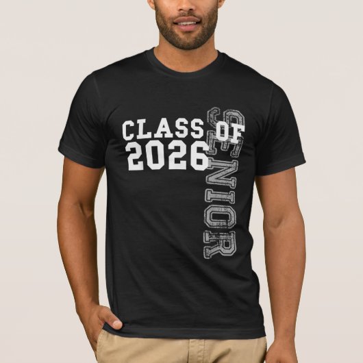 Klasse van 2026 Senior 2026 Afstuderen 2026 Studen T-shirt (Voorkant)