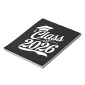Klasse van 2026 Trots Afstuderen Afstuderen Notitieblok (Gedraaid)