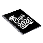 Klasse van 2026 Trots Afstuderen Afstuderen Notitieboek (Rechterzijde)