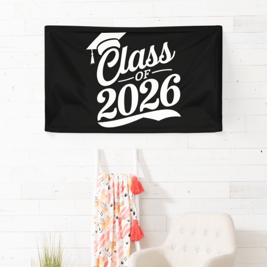 Klasse van 2026 Trots Afstuderen Afstuderen Spandoek (Insitu)