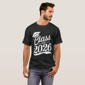 Klasse van 2026 Trots Afstuderen Afstuderen T-shirt (Voorkant volledig)