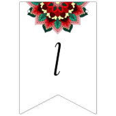 Klasse van 2029! Mandala in rood Vlaggetjes (Derde vlag)