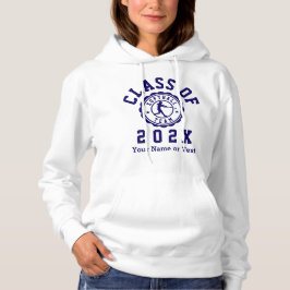 Klasse van 202X Meisjes Softbal Team Hoodie