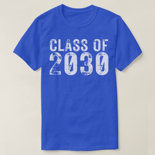 Klasse van 2030 12 t-shirt (Design voorkant)