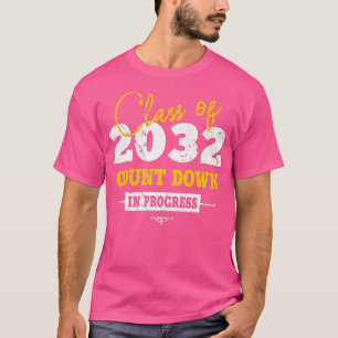Klasse van 2032 graaf het grappige Afstudeerder 20 T-shirt