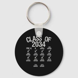 Klasse van 2034 Groei met Afstuderen 6e graad Sleutelhanger