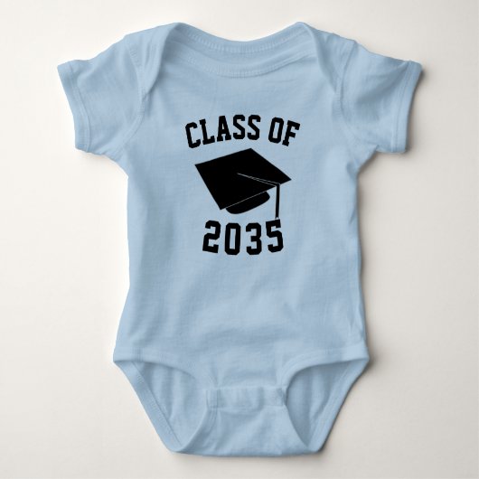 Klasse van 2035 Baby Shirt (Voorkant)