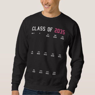 Klasse van 2035 Grow with Me 2035 Afstuderen Handp Trui