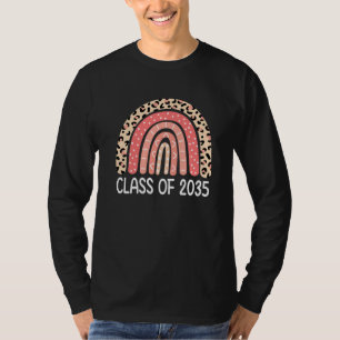 Klasse van 2035 Kindergarten per kam met Afstudeer T-shirt