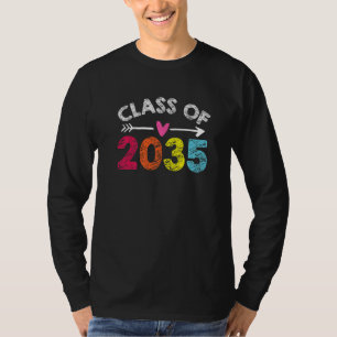 Klasse van 2035 Kindergarten per kam met Kind T-shirt