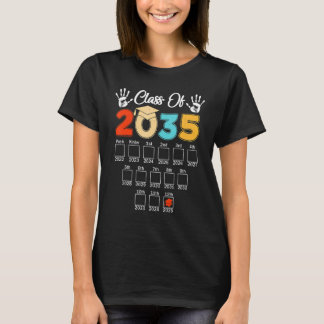 Klasse van 2035 Kindergarten voor de groei van Afs T-shirt