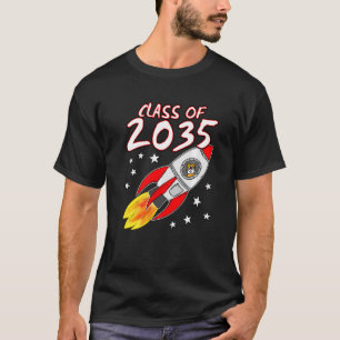 Klasse van 2035 Ruimteraket Cat 1 T-shirt