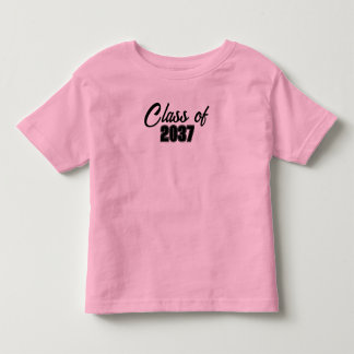 Klasse van 2037 Custom School Afstuderen Kinder Shirts