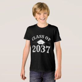 Klasse van 2037 Kindergarten School Eerste Dag Tsh Tri-Blend Shirt