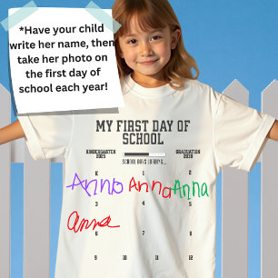 Klasse van 2038 K-12 jaarlijkse eerste dag van de T-shirt