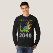 Klasse van 2040 Rex Afstuderen groeit met mij T-shirt (Voorkant volledig)