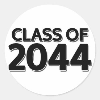 Klasse van 2044 ronde sticker