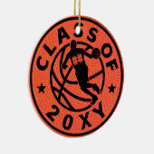 Klasse van 20? Basketbal Keramisch Ornament (Rechts)