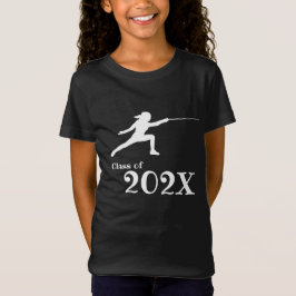 Klasse van 20? Girl Fencing Team T-shirt