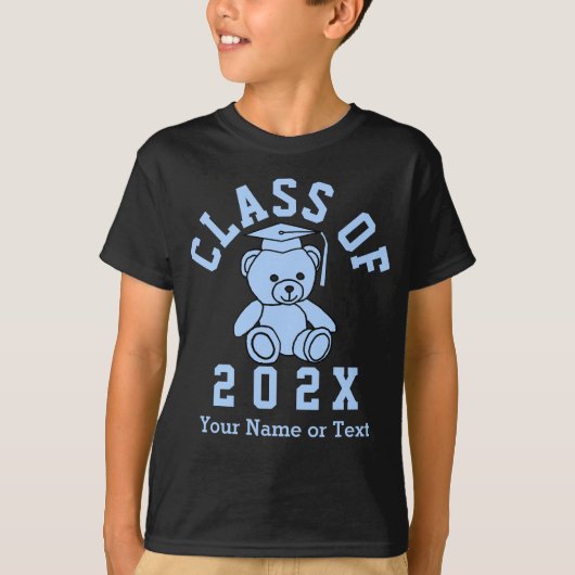 Klasse van 20XX afstuderen Beer T-shirt (Voorkant)