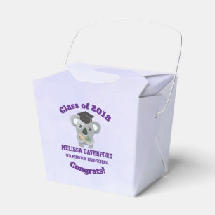 Klasse van 20xx Cute Koala Beer in Graduation Cap Bedankdoosjes
