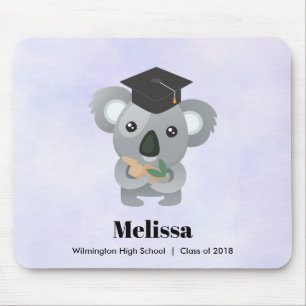 Klasse van 20xx Cute Koala Beer in Graduation Cap Muismat