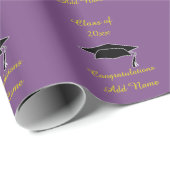 Klasse van 20xx Gepersonaliseerde Afstuderen Gift  Cadeaupapier (Rol Hoek)