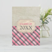 Klasse van 20XX Graduation Announements Kaart (Staand voorkant)