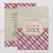 Klasse van 20XX Graduation Announements Kaart (Voorkant / Achterkant)