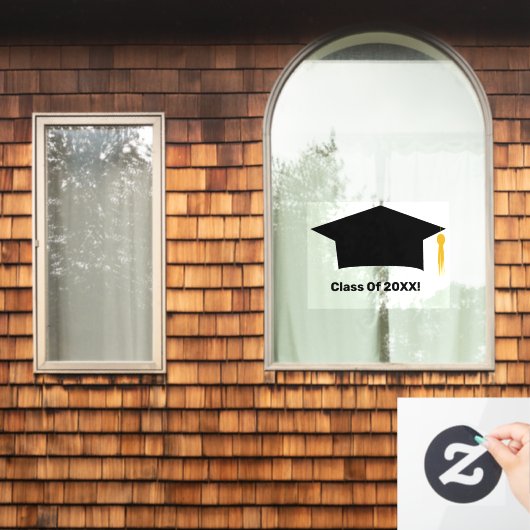 Klasse van 20XX Window Cling Raamsticker (Huis Raam)