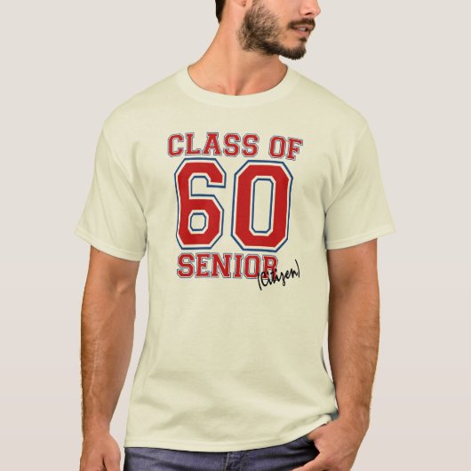 Klasse van 60 t-shirt (Voorkant)