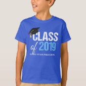 Klasse van Aangepast voorschoolse Afstuderen 2019 T-shirt (Voorkant)