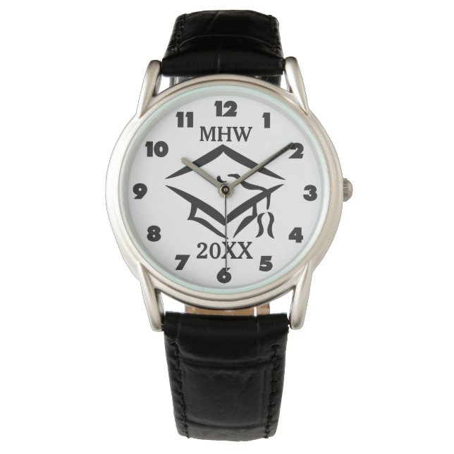 KLASSE VAN ... aangepaste monogram & kleur horloge (Voorkant)