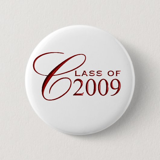 Klasse van Afstuderen 2009 Ronde Button 5,7 Cm (Voorkant)